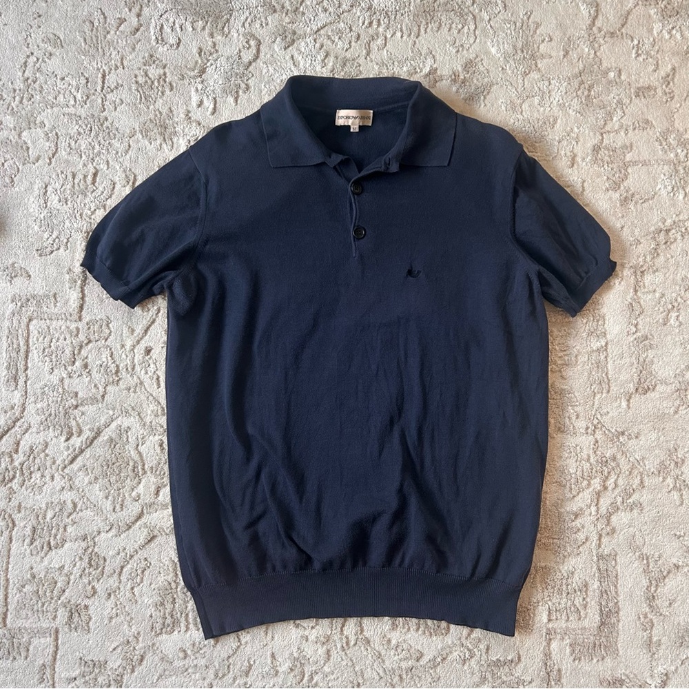 Emporio Armani knit polo shirt